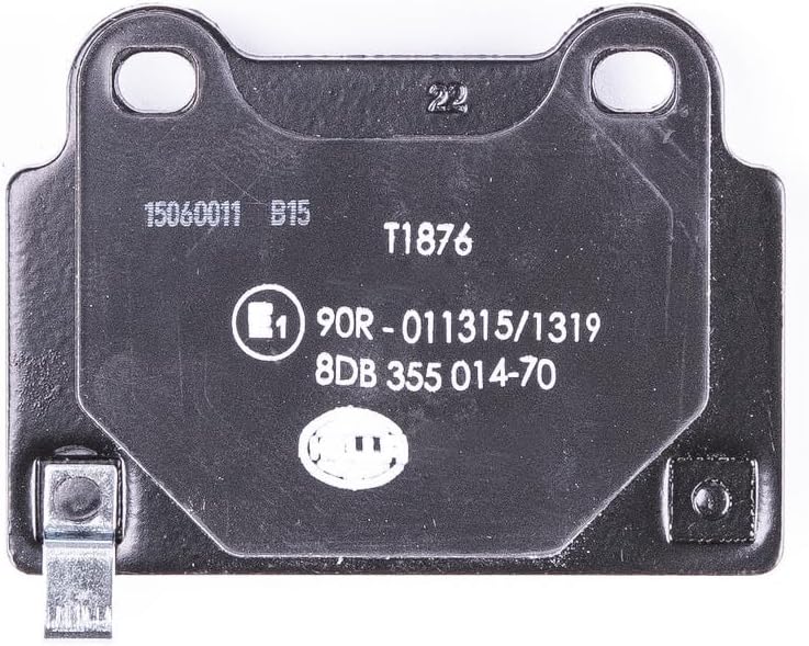 HELLA PAGID 8DB 355 014-701 Bremsbelagsatz - T1876 - Dicke/Stärke: 14.1mm - Bremssystem: Brembo - mi