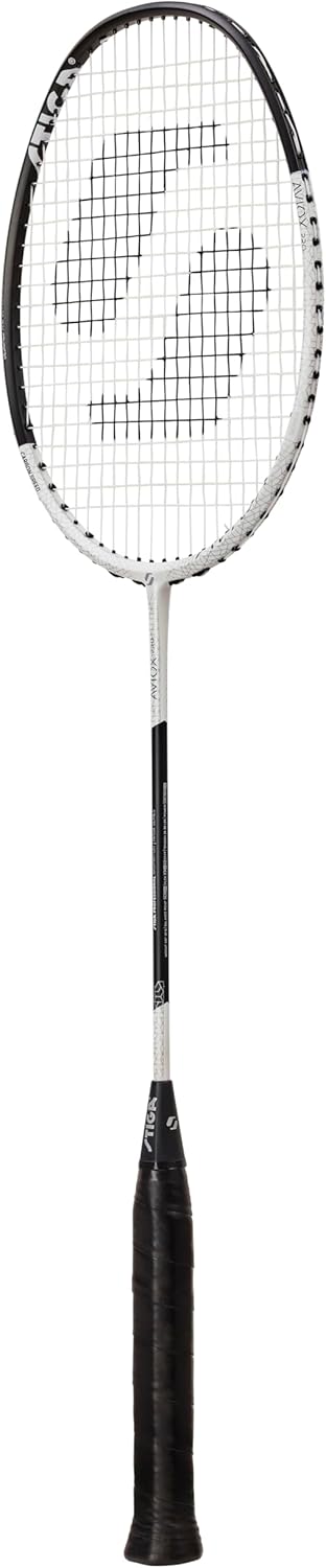 STIGA Badmintonschläger Aviox Pro - Head-Heavy Topschläger mit Exklusiver Kohlefaser für Unschlagbar