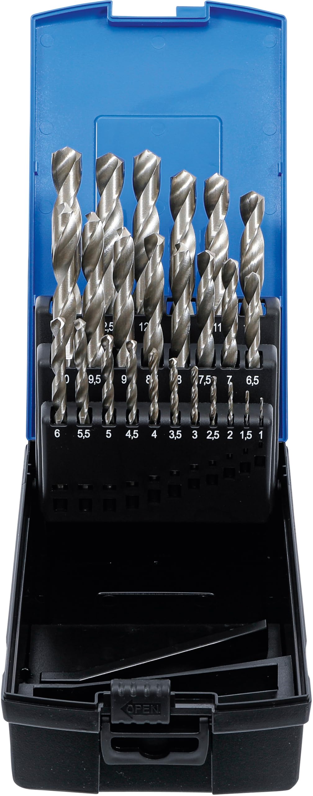 BGS 2021 | Spiralbohrer-Satz | HSS | 1 - 13 mm | 25-tlg., HSS