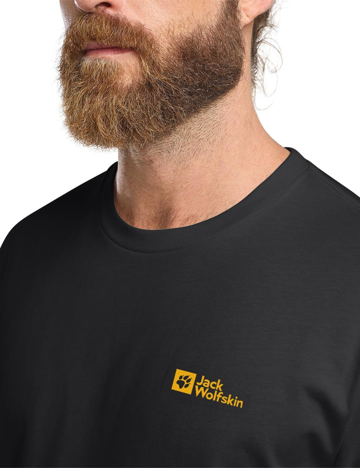 Jack Wolfskin Herren Essential T-Shirt M Schwarz, M Schwarz