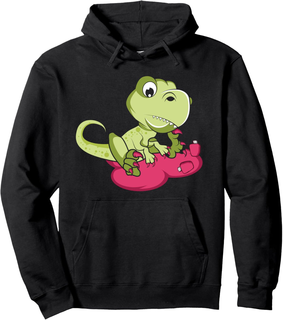 Pediküre Nägel Dino-Fan Pullover Hoodie