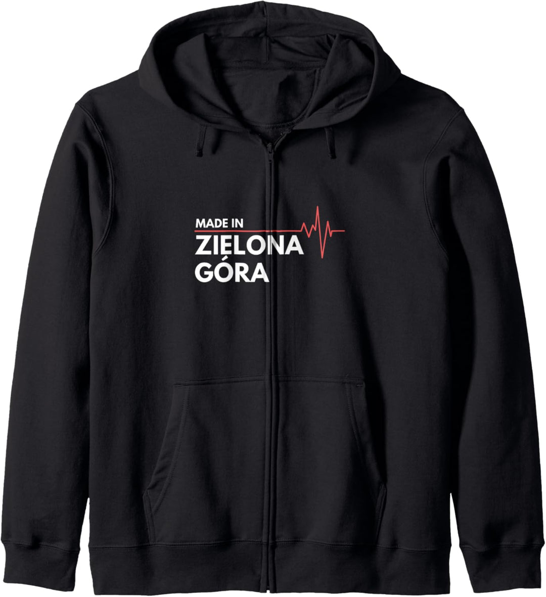 Hergestellt in Zielona Góra Geburtsort Polen Kapuzenjacke