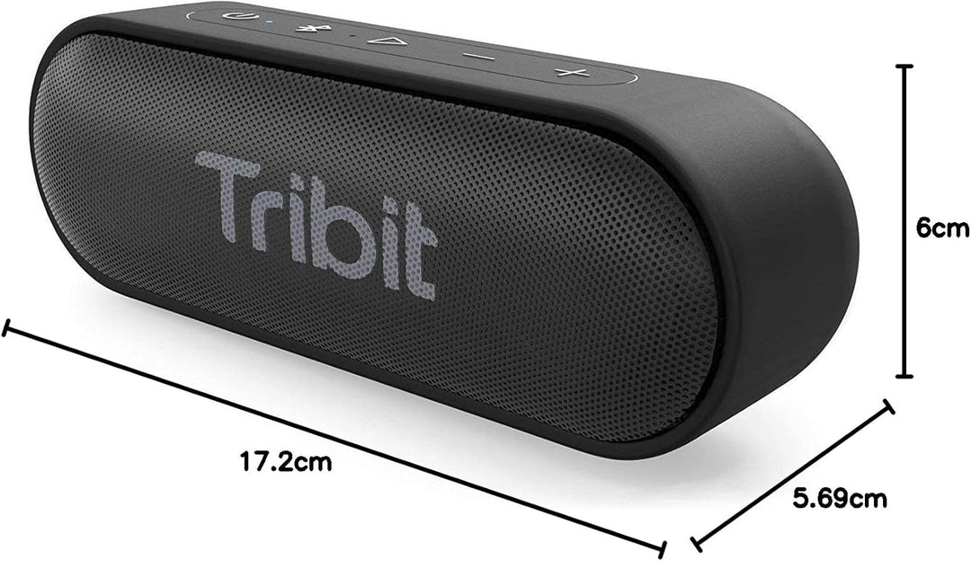 Tragbar Bluetooth Lautsprecher Outdoor Musikbox: Tribit 16W IPX7 Wasserdicht Klein Soundbox mit Laut