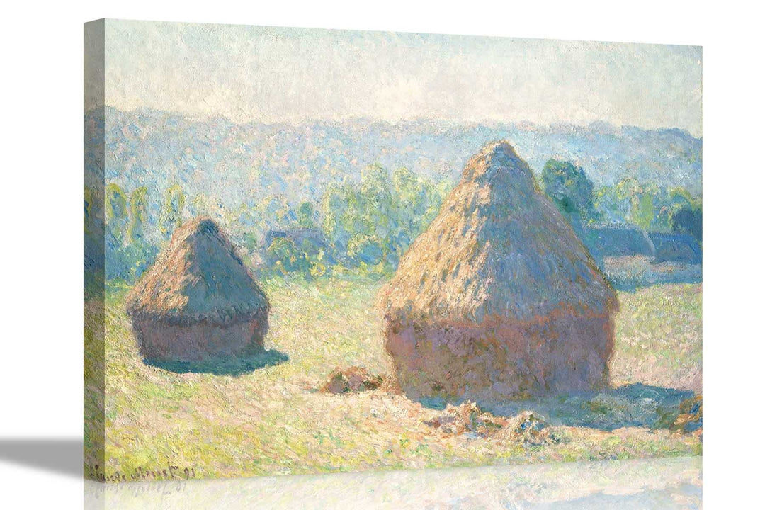 Claude Monet Leinwanddruck, abstrakt, gerahmt, 86 x 61 cm