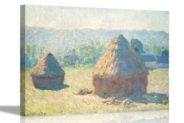 Claude Monet Leinwanddruck, abstrakt, gerahmt, 86 x 61 cm