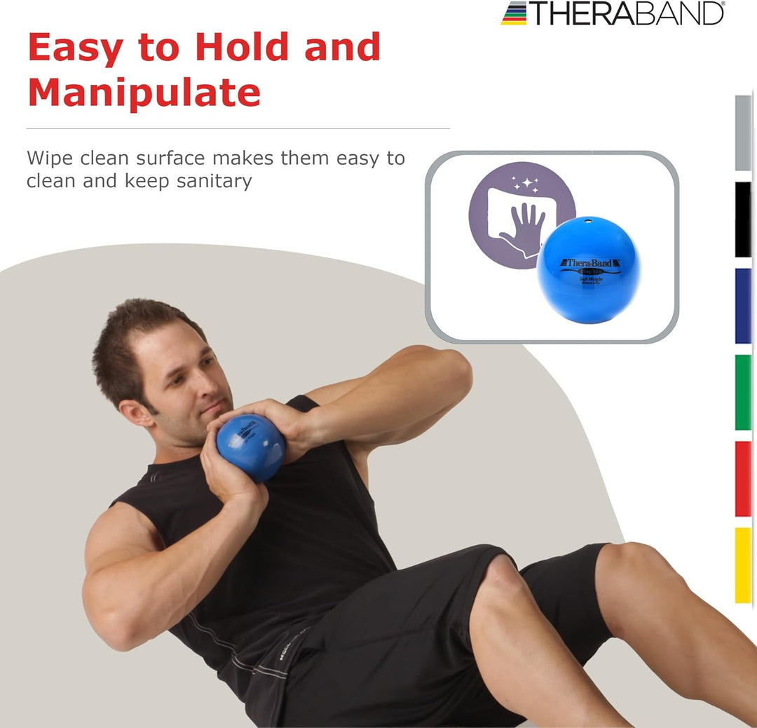Theraband, Weiches Gewicht, Isotonischer Ball, für Kraft- und Reha-Training, Pilates, Yoga, Toning,