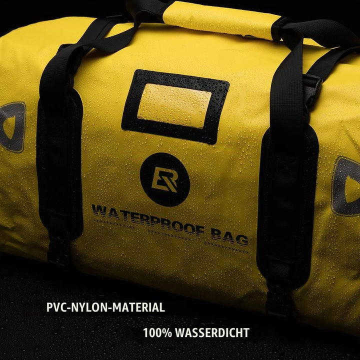 ROCKBROS Motorrad 62L Gepäckträgertaschen + 55L Gepäckrolle 100% Wasserdicht Motorradtaschen PVC Dop