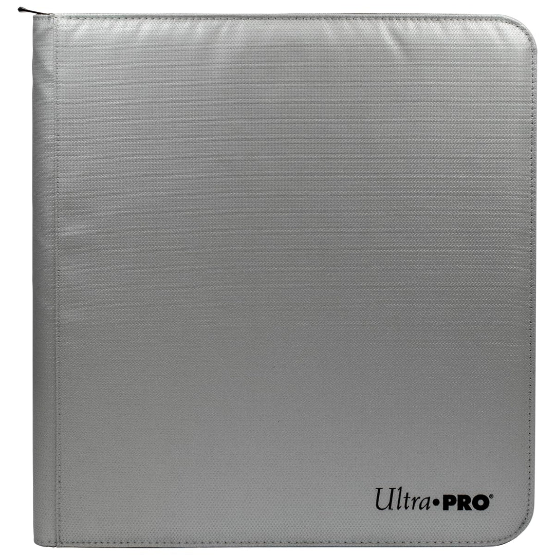 Ultra Pro 12-Pocket Fire Resistant Zippered PRO-Binder: Silber Pokemon 15946, M Pokemon-Stil, Pokemo