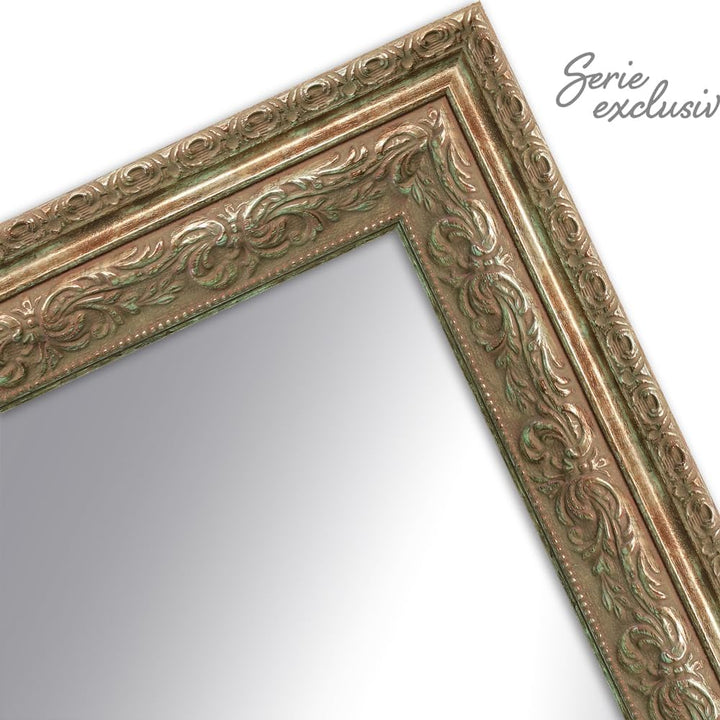 WANDStyle Spiegel Barock und Antik Stil I Aussenmass ca. 41x56 cm I Farbe Bronze I bronzener Wandspi