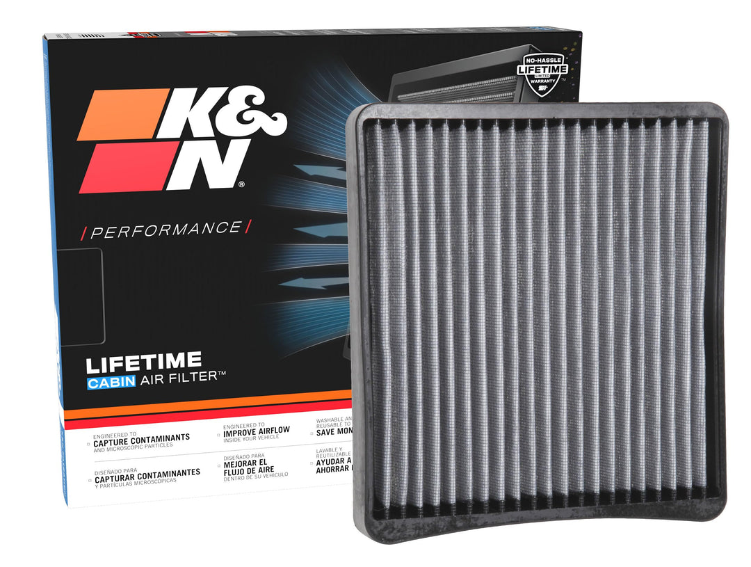 K&N Innenraumfilter kompatibel mit Dodge 1500 (Classic) 3.6/5.7 2019- (VF2065) Weiss