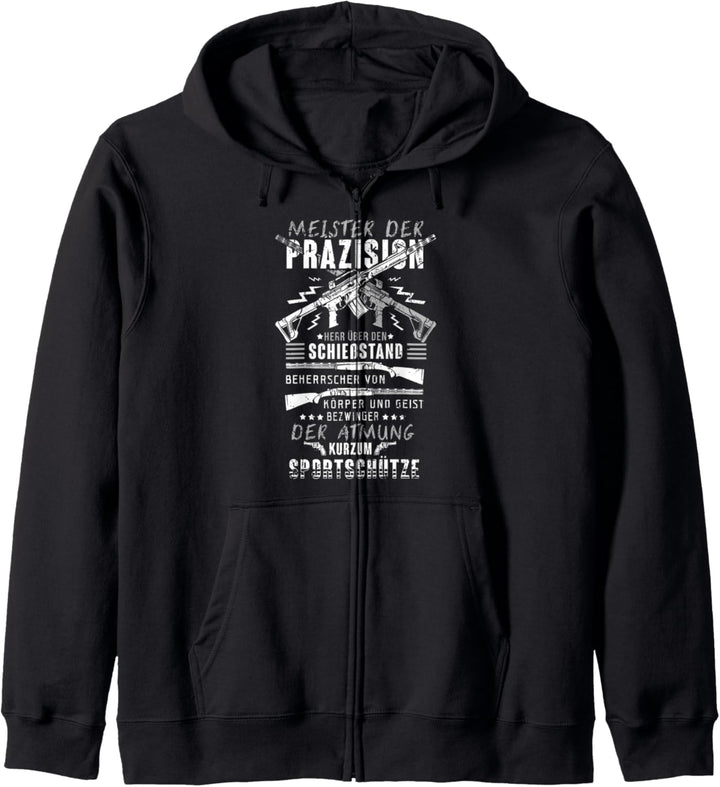 Sportschütze Geschenk Schützenverein Kapuzenjacke