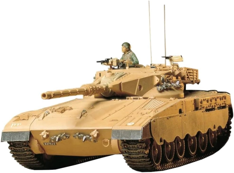 TAMIYA TAM35127 300035127 - 1:35 Israelische Kampfpanzer Merkava -1, Beige