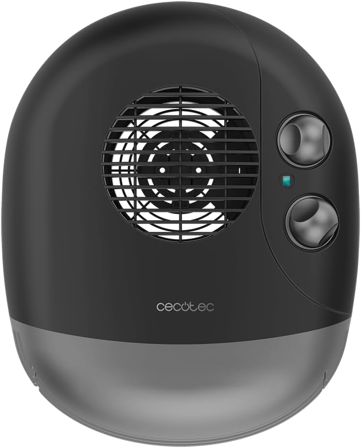 Cecotec Elektrischer Energiesparheizlüfter ReadyWarm 2000 Max Horizon Schwarz, Heizlüfter mit 2000 W