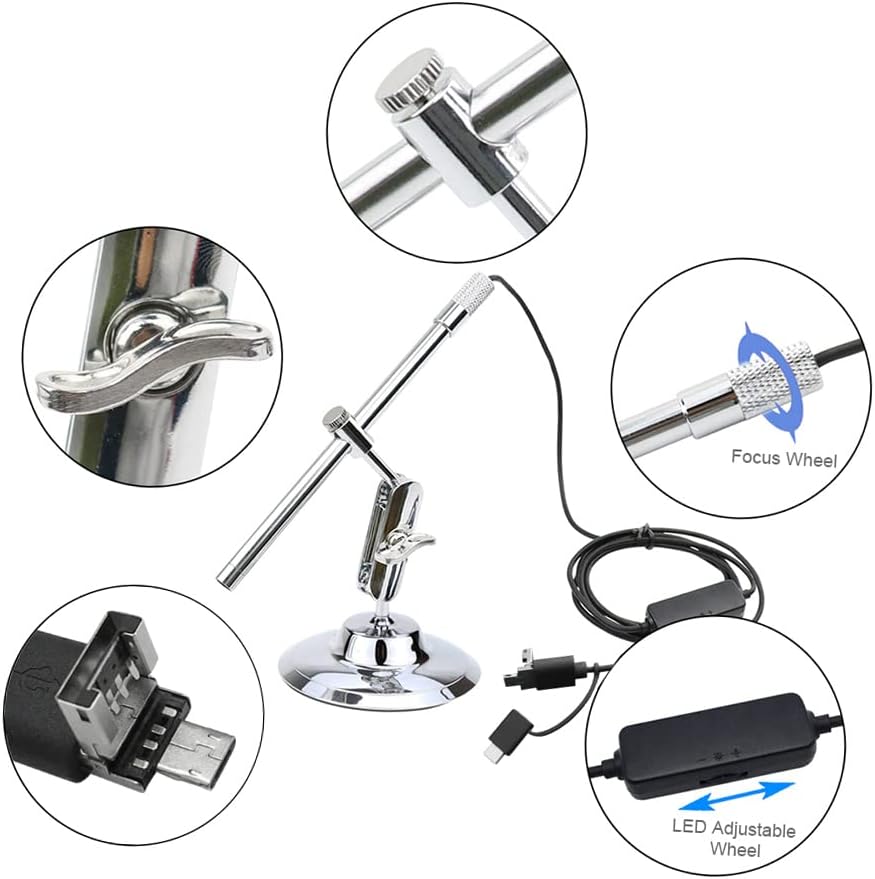 Tragbare Digital-USB-Mikroskop-Inspektions-Vergrösserungsglas IP67 imprägniern Kamera eingebaute 8 L