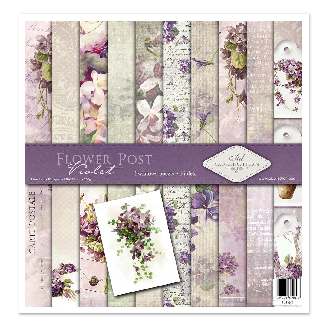 ITD Collection - Scrapbook Papier - Scrapbooking Set - Motivpapier zum Basteln - Dekorpapier 12x12 i