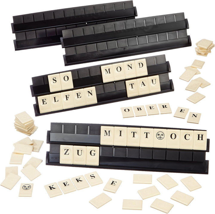 Jumbo Spiele Original Rummikub Wort - Das kultige Gesellschaftsspiel mit Buchstaben - Für Erwachsene