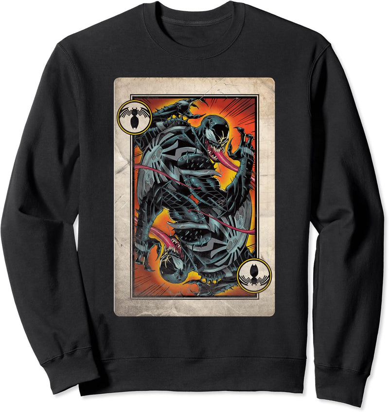 Marvel Venom Double Portrait Card Sweatshirt