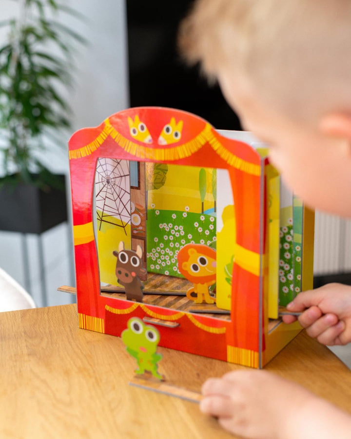 Headu „Theaterschule Puppentheater – Inszeniere Dein erstes Theaterstück!“: Lernspiel für Kinder im