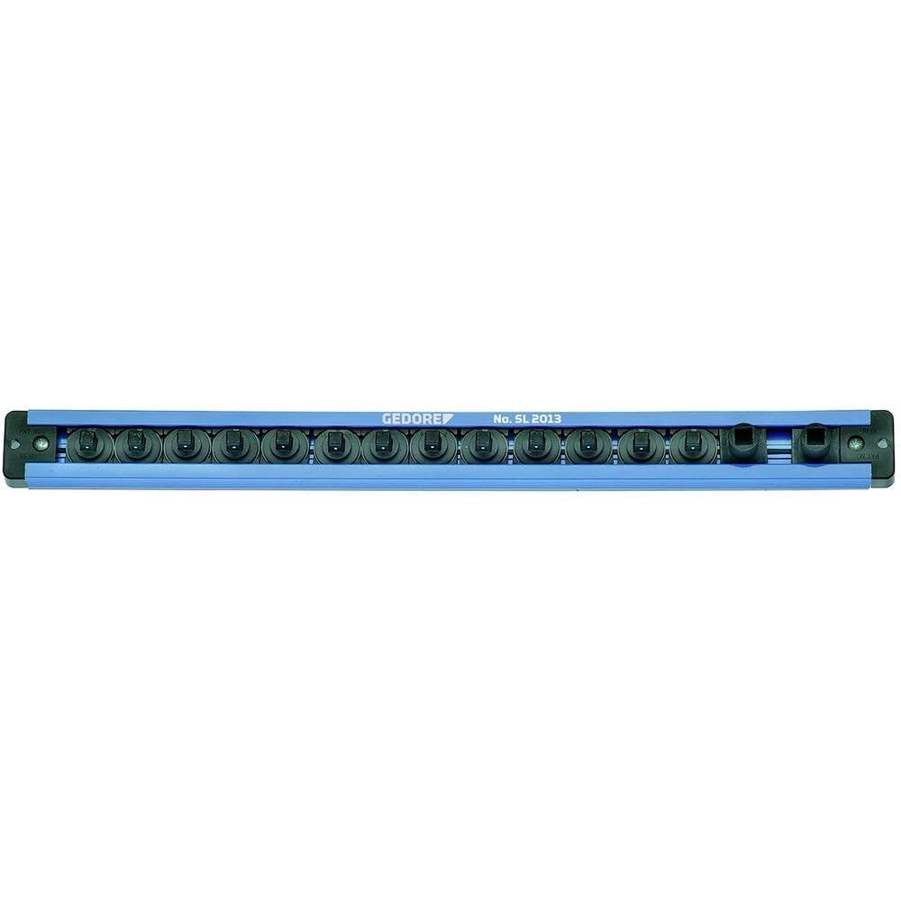 GEDORE Steckleiste 1/4 Zoll magnetisch, 380 mm, 13 Steckplätze, 1 Stück, SL 2013