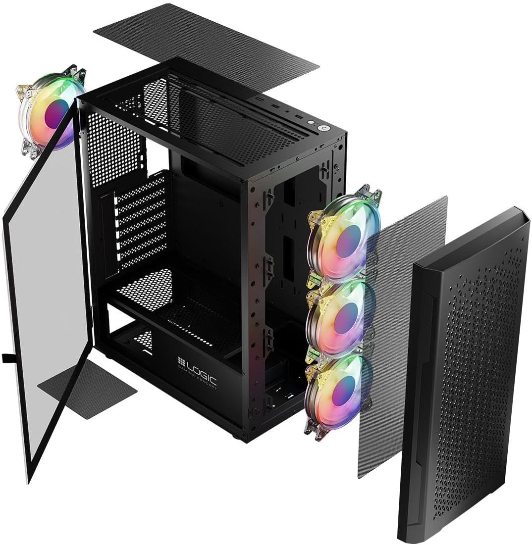 Logic Aramis ARGB MINIDI USB 3.0 Case Black