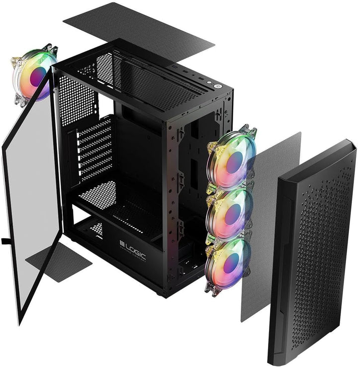 Logic Aramis ARGB MINIDI USB 3.0 Case Black