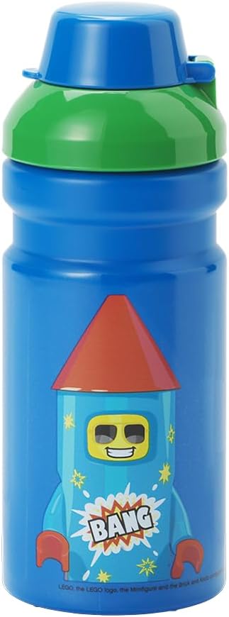 Room Copenhagen LEGO LUNCH SET – ICONIC Design, Spassig & Funktional – 390 ml Flasche und Brotdose f