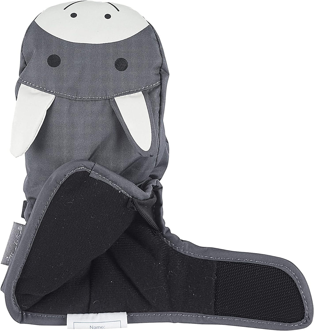 Sterntaler Unisex Kinder Fäustel Baby Fäustling Esel Emmi 2 Dunkelgrau, 2 Dunkelgrau