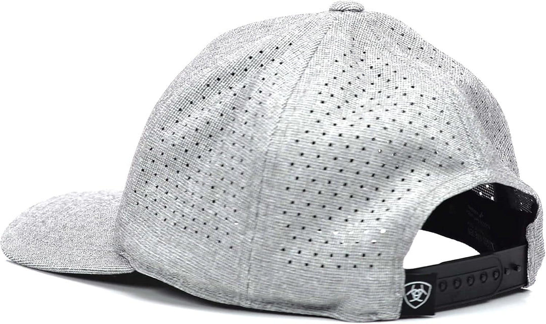 ARIAT Herren Grau Snapback Flexfit USA Flag Patch Cap, grau, Einheitsgrösse