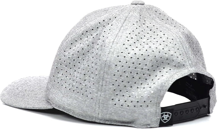 ARIAT Herren Grau Snapback Flexfit USA Flag Patch Cap, grau, Einheitsgrösse