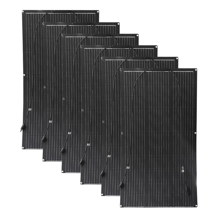 600W 12V Flexibel Solarpanel 6 * 100W 12V ETFE Monokristallines Solarladegerät Photovoltaik Solarmod