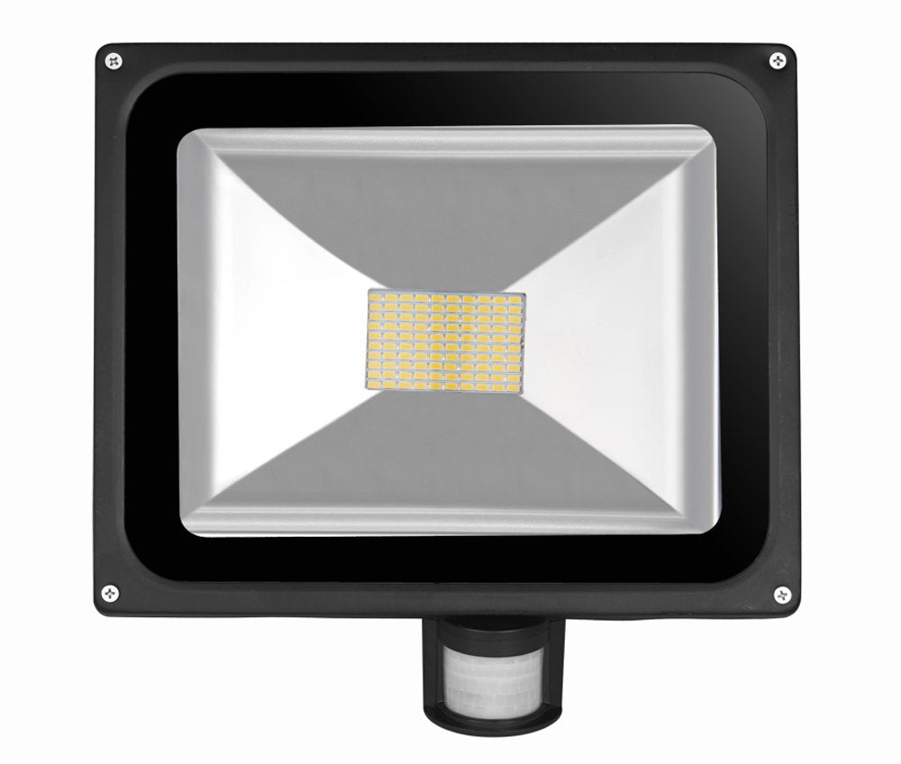80W LED SMD Strahler Fluter Aussen Flutlicht Strahler mit PIR Bewegungsmelder Fluter Wasserdicht IP6