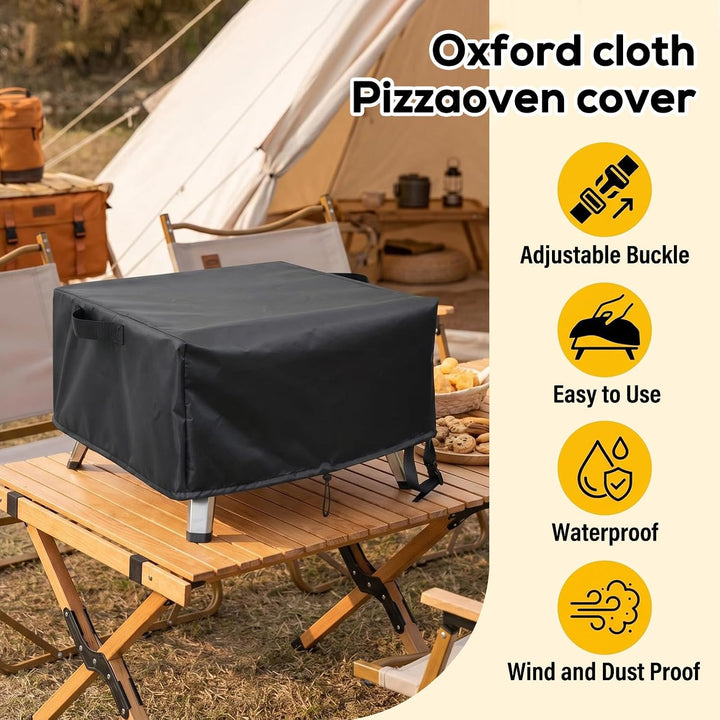 Pizzaofenabdeckung für Cozze 90347 XXL 17" Gas Pizzaofen, Wetterfeste & staubfeste Grillabdeckung au