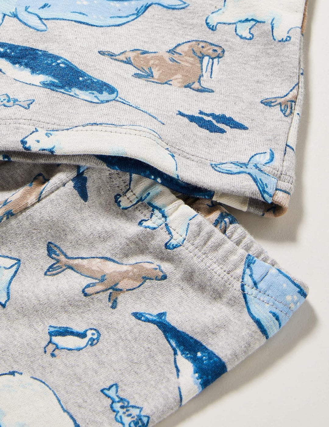 Hatley Baby - Jungen Organic Cotton Long Sleeve Pyjama Set Pyjamaset 9-12 Monate Arctic Animals, 9-1