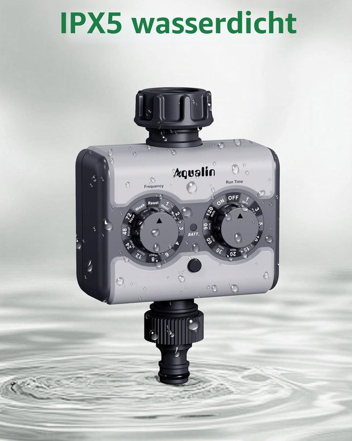 Wasser Timer mit Messing Einlass, Zifferblatt Steuerung Sprinkler Timer mit Verzögerungsfunktion Han