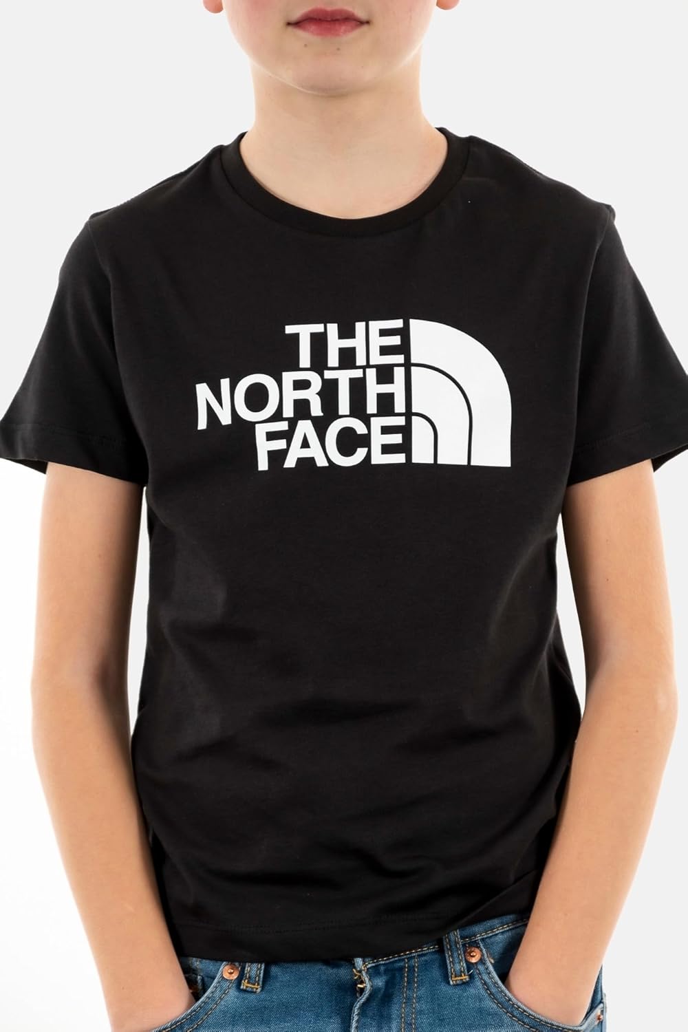The North Face Jungen Easy T-Shirt 152 Tnf Black-tnf White, 152 Tnf Black-tnf White