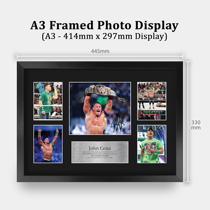 HWC Trading FR A3 John Cena Wrestling Geschenke Gedruckt, Signiert Autogramm Bild Für WWE & WWF Erin
