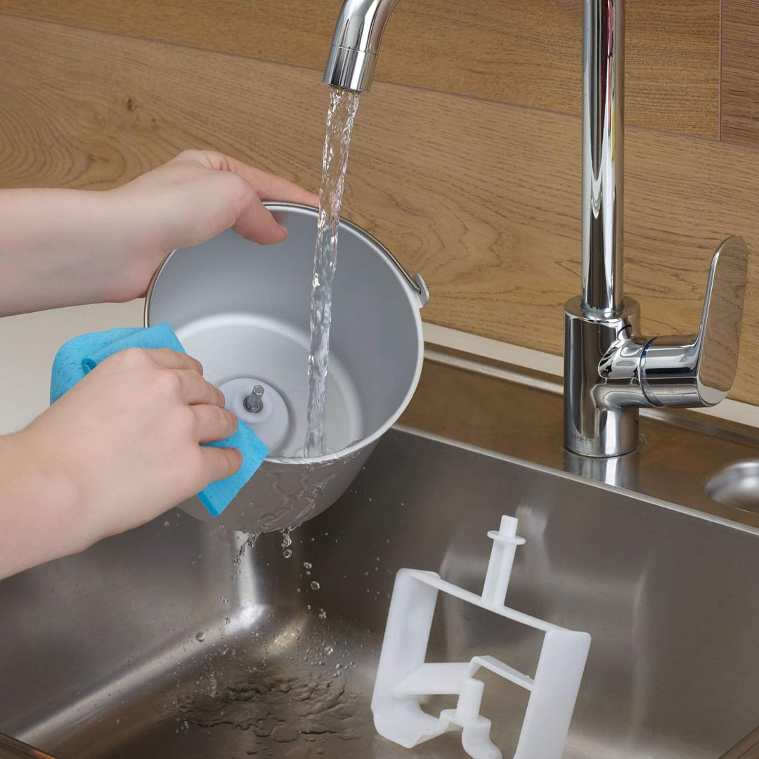 Severin 2-in-1 Eismaschine mit Joghurtfunktion, Inkl. Eisbehälter (2L) und Rezeptbuch, Digitaler Tim