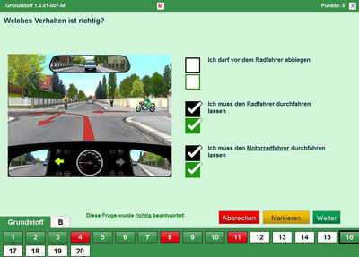 Führerschein Trainer 2025 - Original amtlicher Fragebogen
