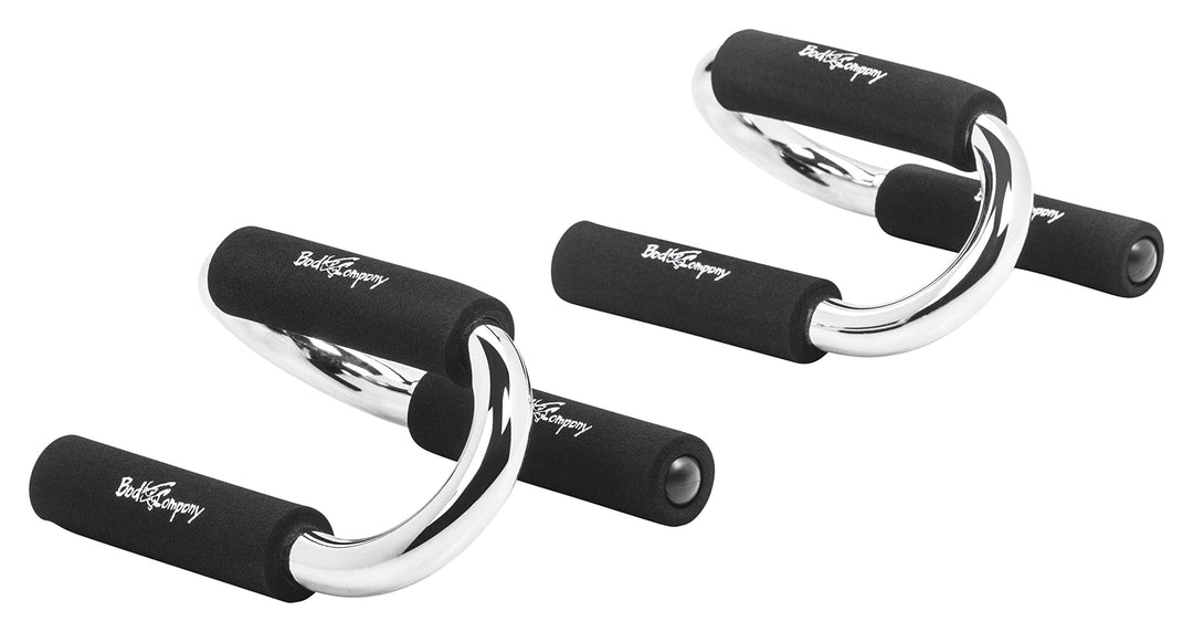 Bad Company Premium Liegestützgriffe I Push Up Stand Bar für Liegestütze mit gepolsterten Griffen I