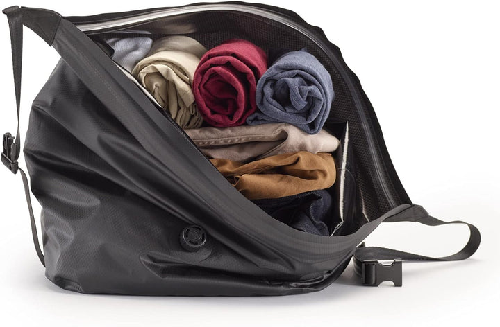 Gomatic Vacuum Bag L | keine Pumpe notwendig | Vakuum-Beutel für Rucksäcke & Koffer | Reise-Kompress