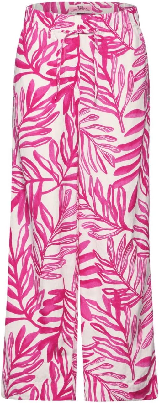 Cecil Damen Leichte Sommer Hose S Bloomy Pink, S Bloomy Pink