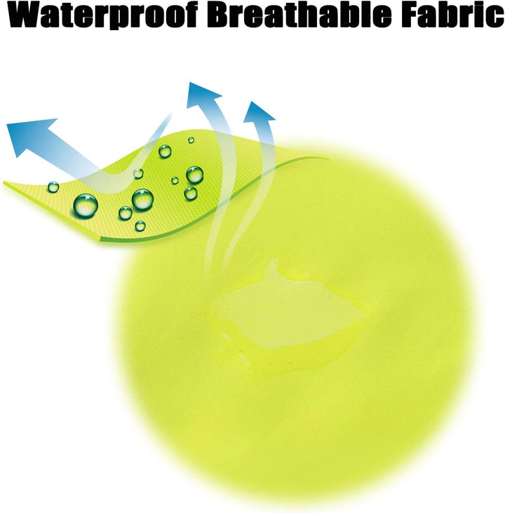 AYKRM Rucksackschutz Schultasche Regenschutz Regencape Rucksackcover Sicherheitsüberzug Reflektorübe