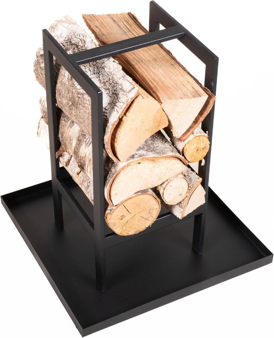 Kapaga - Untergestell für Holzkörbe oder Kaminholzregal 45x45 cm, Sockel für Kamin, Brennholzständer