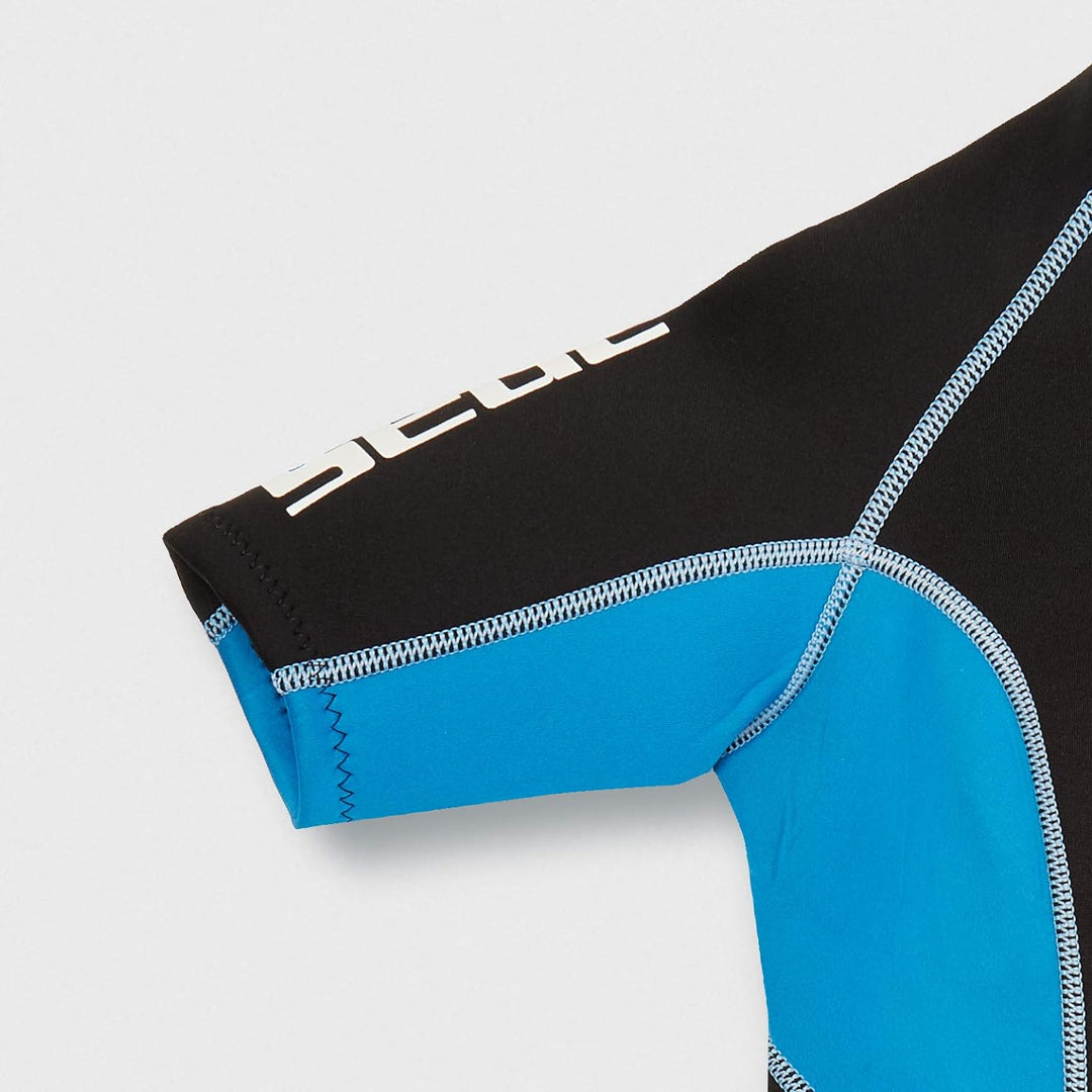 Seac Damen Sealight Shorty Neoprenanzug, Mehrfarbig (Schwarz/Blau), XS