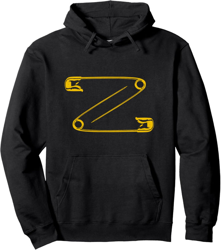 Sicherheitsnadeln Pullover Hoodie