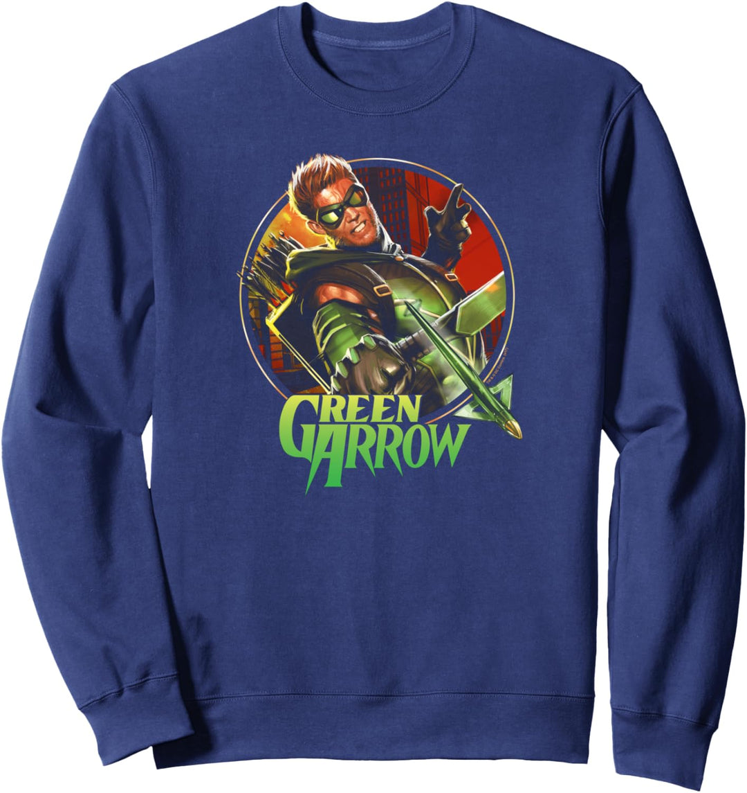 Justice League Green Arrow Sunset Archer Sweatshirt