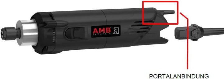 Fräsmotor AMB 1050 FME-1 DI / 1050 W / 5.000 25.000 1/min, Portalanbindung