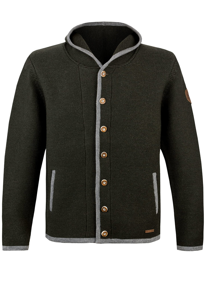 Stockerpoint Herren Jacke Alex Strickjacke 46 Anthrazit, 46 Anthrazit