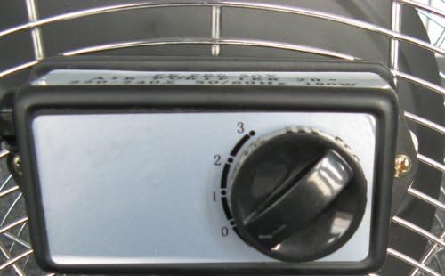 Bodenventilator WDH-FE50X aus Metall mit extra grossem Ventilatorkopf und einem Durchmesser von 50 c