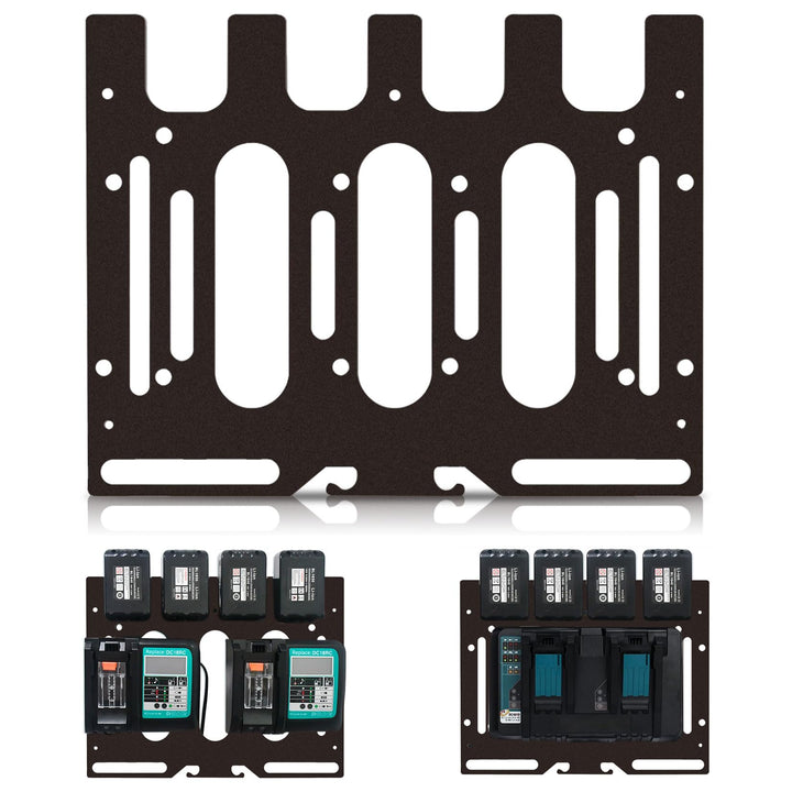 Idota Wandhalterung für Makita Akkus 18V 14,4V für Makita ladegerät und Akku Bohrschrauber